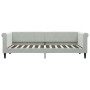 Sofá cama nido terciopelo gris claro 80x200 cm de vidaXL, Camas y somieres - Ref: Foro24-3197764, Precio: 270,80 €, Descuento: %