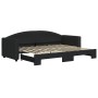 Sofá cama nido tela negro 80x200 cm de vidaXL, Camas y somieres - Ref: Foro24-3197185, Precio: 264,48 €, Descuento: %