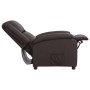 Sillón reclinable de cuero auténtico marrón de vidaXL, Sillones - Ref: Foro24-337048, Precio: 371,92 €, Descuento: %