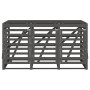 Triple shed for garbage bins, solid gray pine wood by vidaXL, Waste container supports - Ref: Foro24-3157693, Price: 418,88 €...