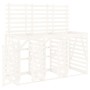 Triple shed for garbage cans solid white pine wood by vidaXL, Waste container supports - Ref: Foro24-3157692, Price: 419,31 €...