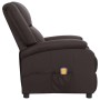 Sillón de masaje de cuero auténtico marrón de vidaXL, Sillones de masaje eléctricos - Ref: Foro24-337052, Precio: 370,42 €, D...