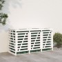 Triple shed for garbage cans solid white pine wood by vidaXL, Waste container supports - Ref: Foro24-3157692, Price: 419,31 €...