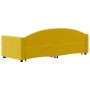 Sofá cama nido con cajones terciopelo amarillo 80x200 cm de vidaXL, Camas y somieres - Ref: Foro24-3197347, Precio: 351,00 €,...