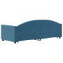 Sofá cama nido con cajones terciopelo azul 80x200 cm de vidaXL, Camas y somieres - Ref: Foro24-3197341, Precio: 319,85 €, Des...