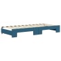 Sofá cama nido con cajones terciopelo azul 90x200 cm de vidaXL, Camas y somieres - Ref: Foro24-3197348, Precio: 328,74 €, Des...