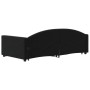 Sofá cama nido con cajones terciopelo negro 90x200 cm de vidaXL, Camas y somieres - Ref: Foro24-3197353, Precio: 346,25 €, De...