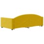 Sofá cama nido con cajones terciopelo amarillo 90x200 cm de vidaXL, Camas y somieres - Ref: Foro24-3197354, Precio: 358,99 €,...