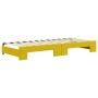 Trundle sofa bed with drawers yellow velvet 90x200 cm by vidaXL, Beds and slatted bases - Ref: Foro24-3197354, Price: 358,73 ...