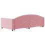 Sofá cama nido con cajones terciopelo rosa 100x200 cm de vidaXL, Camas y somieres - Ref: Foro24-3197359, Precio: 331,88 €, De...