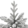 Artificial Christmas tree with hinges and flocked snow 120 cm by vidaXL, Christmas trees - Ref: Foro24-358384, Price: 54,56 €...