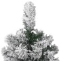 Artificial Christmas tree with hinges and flocked snow 120 cm by vidaXL, Christmas trees - Ref: Foro24-358379, Price: 37,03 €...