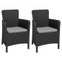 Allibert Garden Dining Chair 2 pcs Trenton Graphite Gray by Allibert, Garden chairs - Ref: Foro24-3082796, Price: 208,99 €, D...