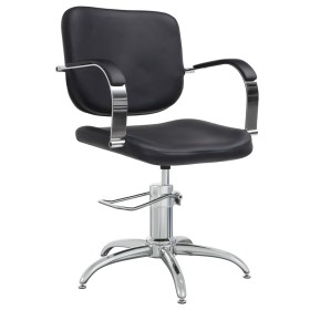 Black synthetic leather beauty salon chair by vidaXL, Hairdressing chairs - Ref: Foro24-337175, Price: 267,99 €, Discount: %