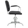 Silla de salón de belleza cuero sintético negro de vidaXL, Sillas de peluquería - Ref: Foro24-337175, Precio: 267,08 €, Descu...