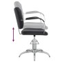 Silla de salón de belleza cuero sintético negro de vidaXL, Sillas de peluquería - Ref: Foro24-337175, Precio: 267,08 €, Descu...