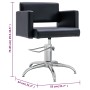 Silla de salón de belleza cuero sintético negro de vidaXL, Sillas de peluquería - Ref: Foro24-337181, Precio: 236,56 €, Descu...