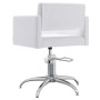 Silla de salón de belleza de cuero sintético blanco de vidaXL, Sillas de peluquería - Ref: Foro24-337182, Precio: 241,99 €, D...