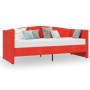 Sofá cama USB de terciopelo rojo vino tinto 90x200 cm de vidaXL, Camas y somieres - Ref: Foro24-337209, Precio: 163,42 €, Des...