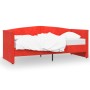 Sofá cama USB de terciopelo rojo vino tinto 90x200 cm de vidaXL, Camas y somieres - Ref: Foro24-337209, Precio: 163,42 €, Des...