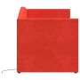 Sofá cama USB de terciopelo rojo vino tinto 90x200 cm de vidaXL, Camas y somieres - Ref: Foro24-337209, Precio: 163,42 €, Des...