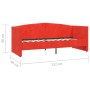 Sofá cama USB de terciopelo rojo vino tinto 90x200 cm de vidaXL, Camas y somieres - Ref: Foro24-337209, Precio: 163,42 €, Des...