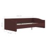 Sofá cama USB de tela morado 90x200 cm de vidaXL, Camas y somieres - Ref: Foro24-337231, Precio: 164,99 €, Descuento: %