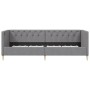 Light gray fabric USB sofa bed 90x200 cm by vidaXL, Beds and slatted bases - Ref: Foro24-337234, Price: 279,99 €, Discount: %