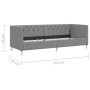 Light gray fabric USB sofa bed 90x200 cm by vidaXL, Beds and slatted bases - Ref: Foro24-337234, Price: 279,99 €, Discount: %