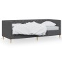 Sofá cama USB de tela gris oscuro 90x200 cm de vidaXL, Camas y somieres - Ref: Foro24-337235, Precio: 259,35 €, Descuento: %