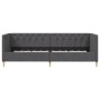 Sofá cama USB de tela gris oscuro 90x200 cm de vidaXL, Camas y somieres - Ref: Foro24-337235, Precio: 259,35 €, Descuento: %