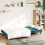 2 seater blue velvet sofa bed by vidaXL, Sofas - Ref: Foro24-337298, Price: 176,99 €, Discount: %