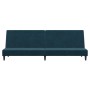 2 seater blue velvet sofa bed by vidaXL, Sofas - Ref: Foro24-337298, Price: 176,99 €, Discount: %