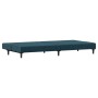 2 seater blue velvet sofa bed by vidaXL, Sofas - Ref: Foro24-337298, Price: 176,99 €, Discount: %