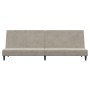 2 seater light gray velvet sofa bed by vidaXL, Sofas - Ref: Foro24-337299, Price: 192,95 €, Discount: %