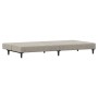 2 seater light gray velvet sofa bed by vidaXL, Sofas - Ref: Foro24-337299, Price: 192,95 €, Discount: %