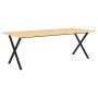 Solid pine wood table surface 220x100x2.5 cm by vidaXL, Table tops - Ref: Foro24-287685, Price: 77,26 €, Discount: %