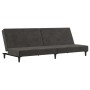 Sofá cama de 2 plazas terciopelo gris oscuro de vidaXL, Sofás - Ref: Foro24-337300, Precio: 176,91 €, Descuento: %