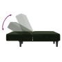 Dunkelgrünes 2-Sitzer-Schlafsofa aus Samt von vidaXL, Sofas - Ref: Foro24-337301, Preis: 176,91 €, Rabatt: %