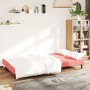 Sofá cama de 2 plazas terciopelo rosa de vidaXL, Sofás - Ref: Foro24-337303, Precio: 174,14 €, Descuento: %