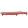 Sofá cama de 2 plazas terciopelo rosa de vidaXL, Sofás - Ref: Foro24-337303, Precio: 174,14 €, Descuento: %