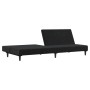 Sofá cama de 2 plazas terciopelo negro de vidaXL, Sofás - Ref: Foro24-337305, Precio: 189,99 €, Descuento: %