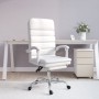 Silla de oficina reclinable masaje cuero sintético blanco de vidaXL, Sillas de oficina - Ref: Foro24-349732, Precio: 138,90 €...