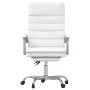 White synthetic leather massage reclining office chair by vidaXL, Office chairs - Ref: Foro24-349732, Price: 138,90 €, Discou...