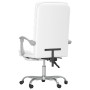 White synthetic leather massage reclining office chair by vidaXL, Office chairs - Ref: Foro24-349732, Price: 138,90 €, Discou...