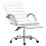 White synthetic leather massage reclining office chair by vidaXL, Office chairs - Ref: Foro24-349732, Price: 138,90 €, Discou...