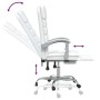 Silla de oficina reclinable masaje cuero sintético blanco de vidaXL, Sillas de oficina - Ref: Foro24-349732, Precio: 138,90 €...