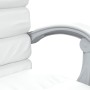 Silla de oficina reclinable masaje cuero sintético blanco de vidaXL, Sillas de oficina - Ref: Foro24-349732, Precio: 138,90 €...