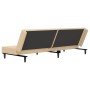 Cream velvet 2-seater sofa bed by vidaXL, Sofas - Ref: Foro24-337308, Price: 176,62 €, Discount: %