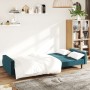 2 seater blue velvet sofa bed by vidaXL, Sofas - Ref: Foro24-337309, Price: 212,85 €, Discount: %